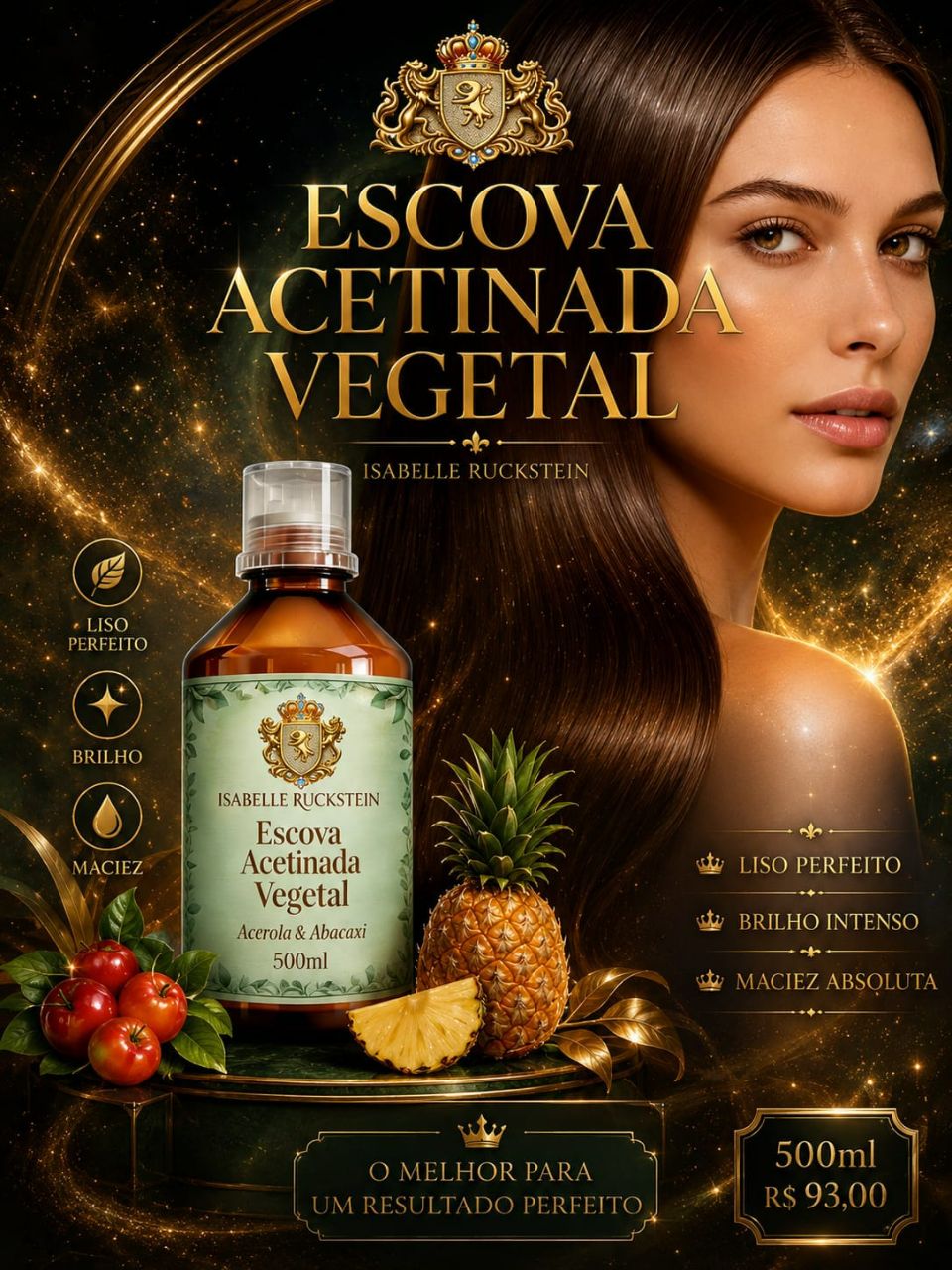 Escova Acetinada Vegetal