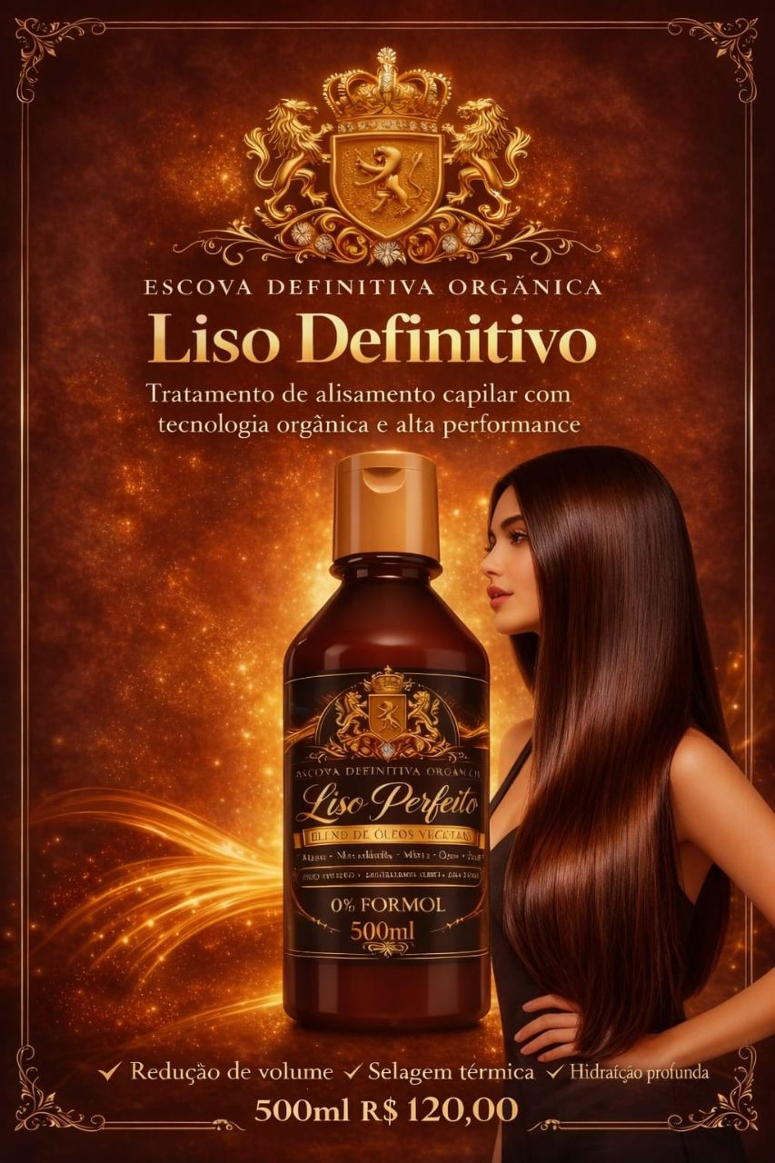Escova Definitiva Orgânica Liso Perfeito